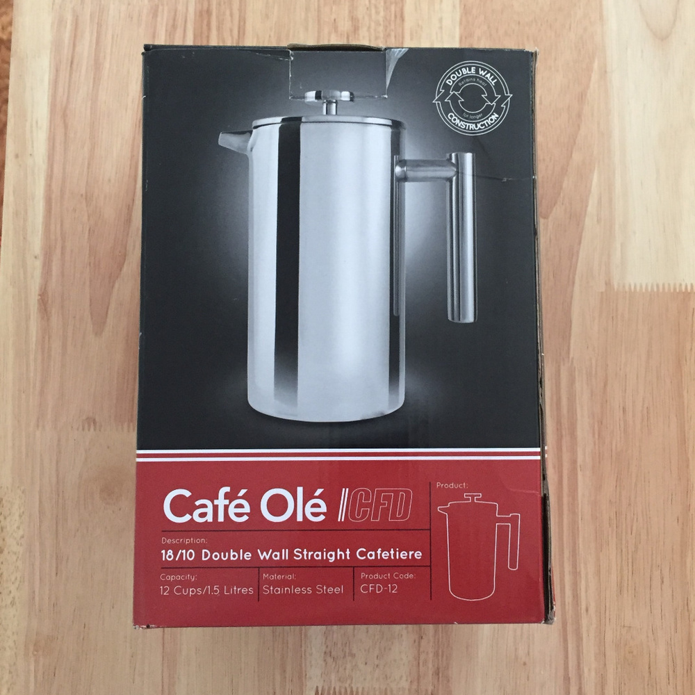 Grunwerg Double Wall Insulated 1.5 L French Press